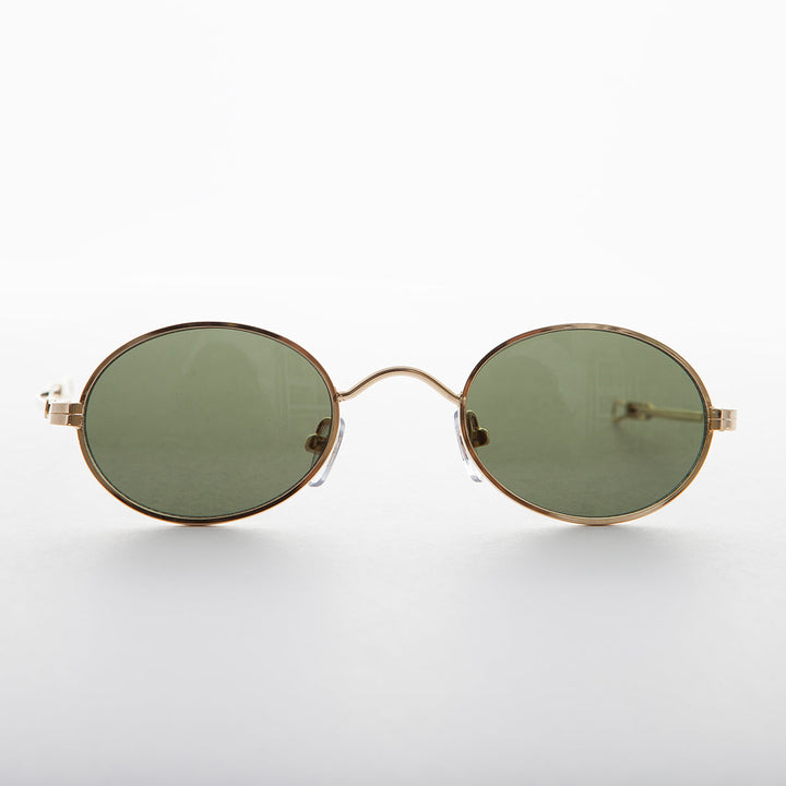 Oval Sunglass Spectacle with Adjustable Sliding Temples - Miyazaki