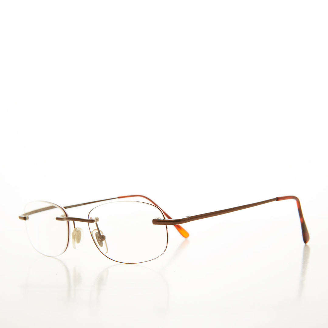Rimless Oval Reading Glasses - Molton