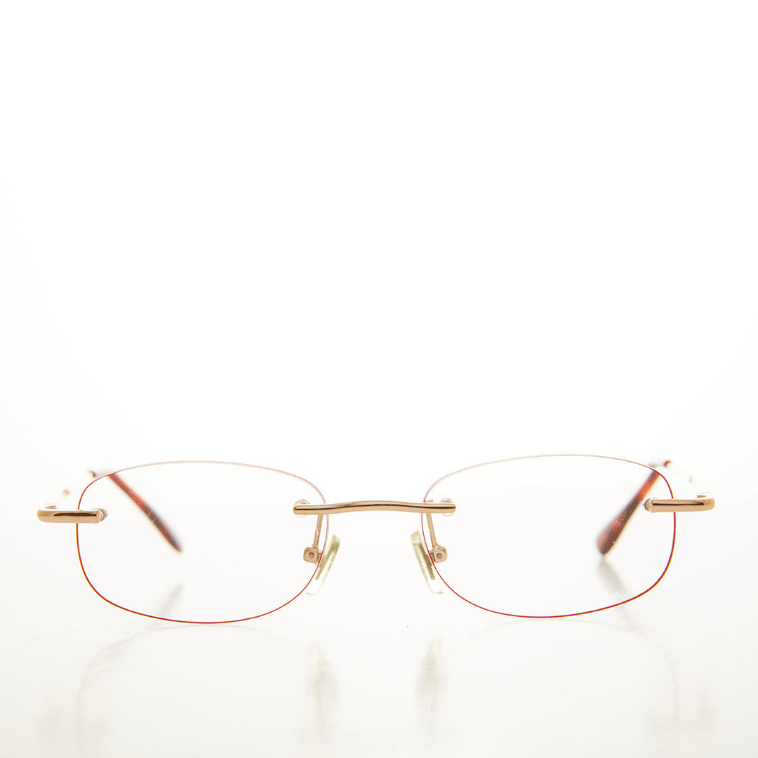 Rimless Oval Reading Glasses - Molton