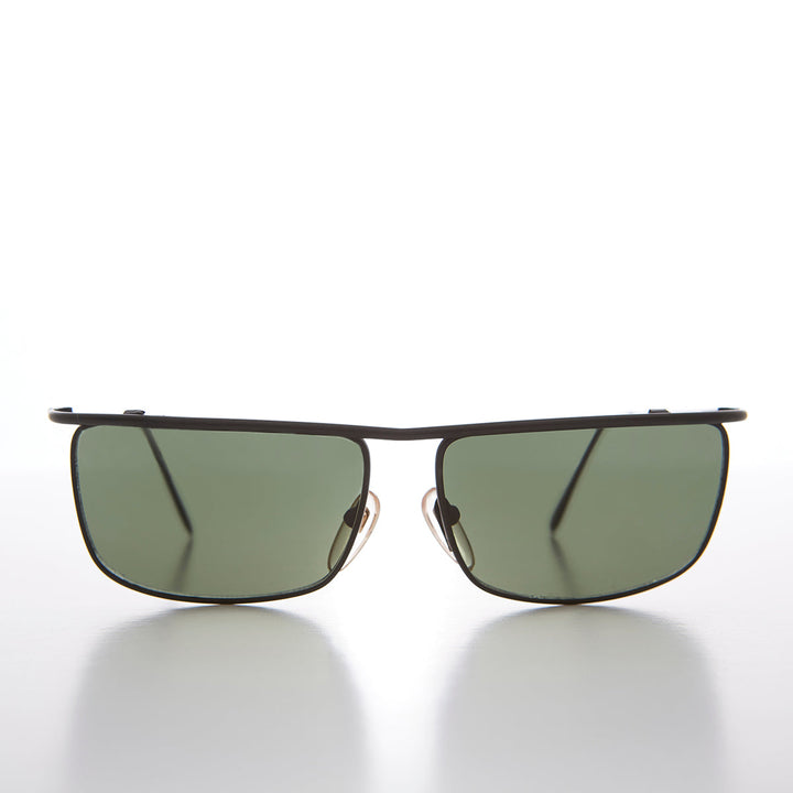 Minimalistic Rectangle Vintage 90s Sunglasses - Moto