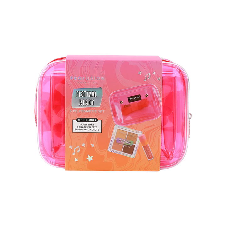 It's a Vibe | Festival Ready 3-pc Bag & Cosmetic Set