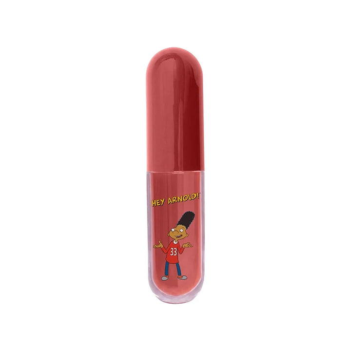 Hey Arnold!| Sidewalk Stories - 3 PC Lip Kit Set with Cosmetic Bag