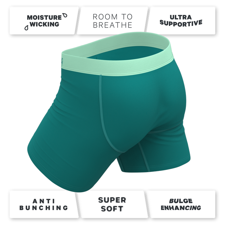 The Maldives | Teal Ball Hammock® Pouch Underwear With Fly