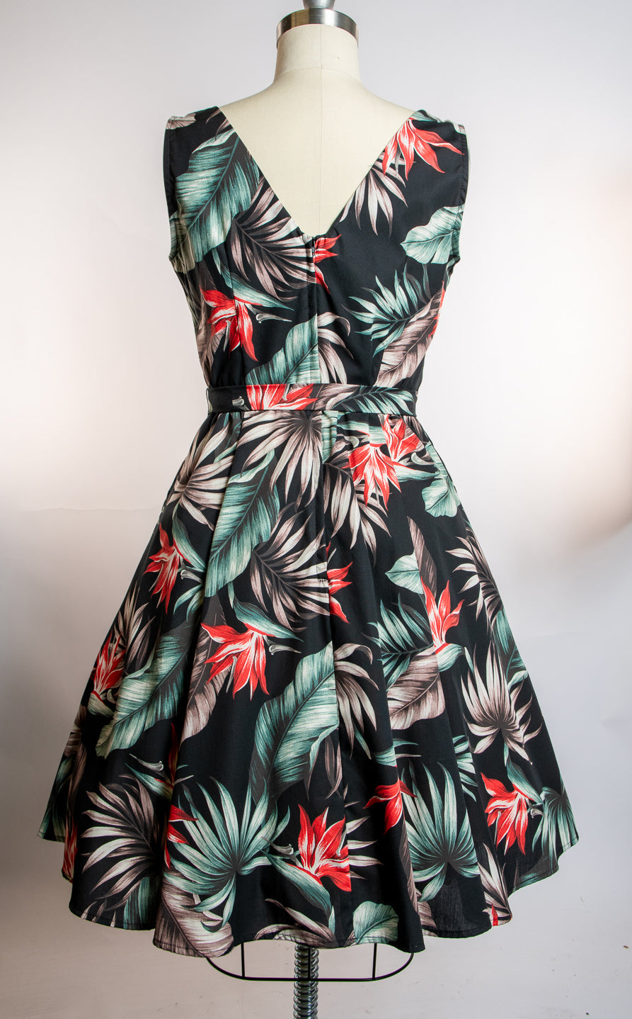 Marie Dress - Bird of Paradise, Black