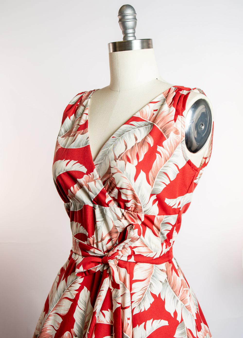 Marie Dress - Banana Leaf, Red