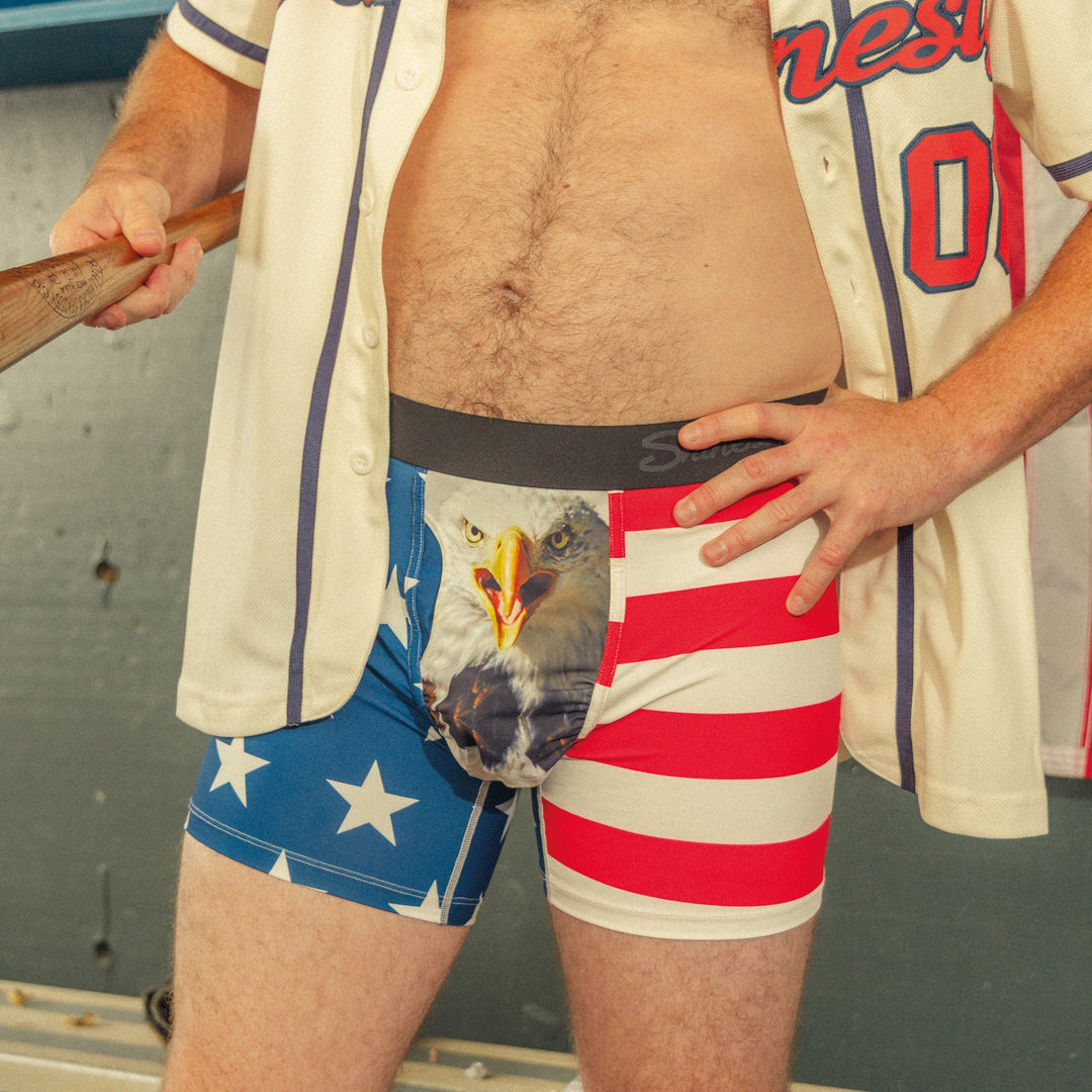 The Mascot | American Flag paradICE™ Cooling Ball Hammock® Underwear With Fly