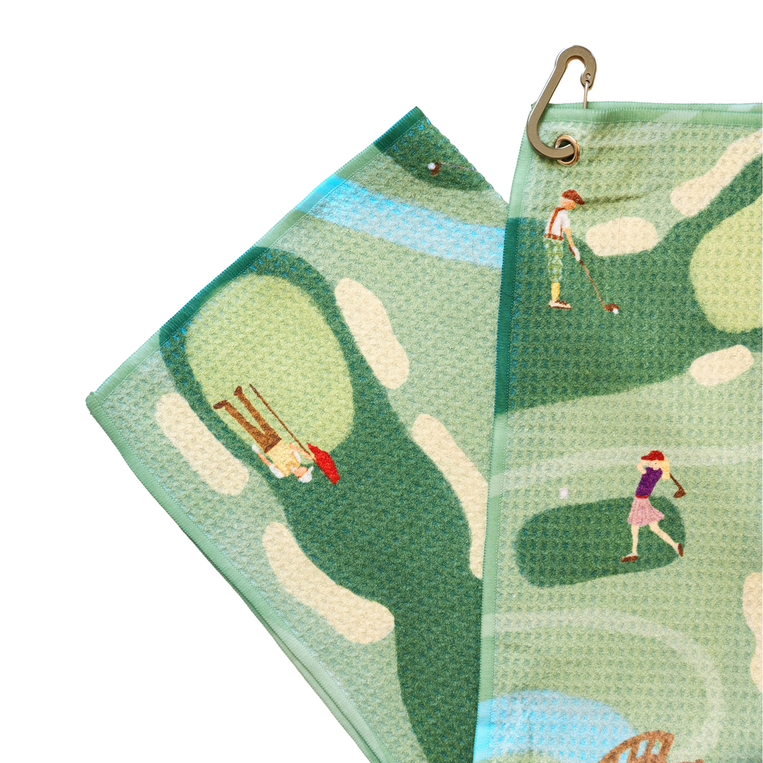 Golf Scene Towel | Match South x Claire Nilan