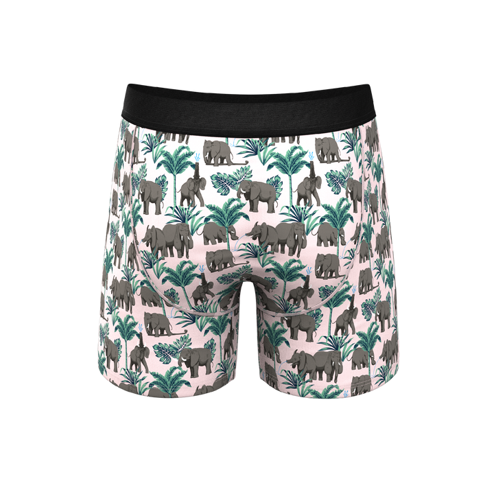 The Maximus | Tropical Elephant Ball Hammock® Pouch Underwear With Fly