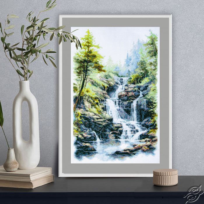 Melody of the Falls Counted Cross Stitch Kit by Magic Needle 70-28