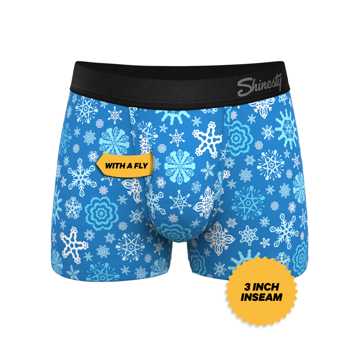 The Melt In Your Mouth | Glow In The Dark Naughty Snowflakes Ball Hammock® Pouch Trunks Underwear