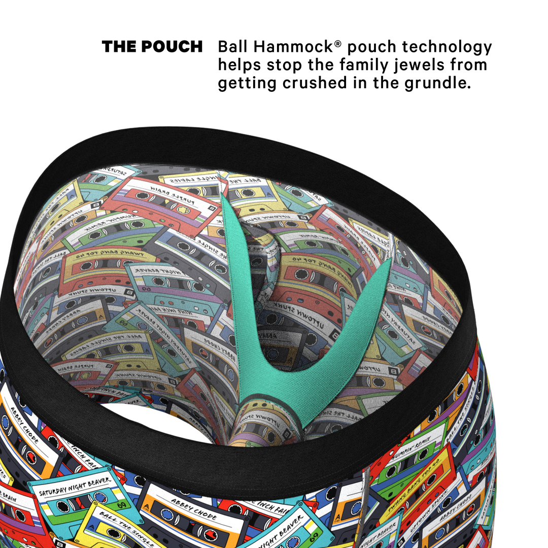 The Mixtape | Cassette Tapes Ball Hammock® Pouch Underwear with fly