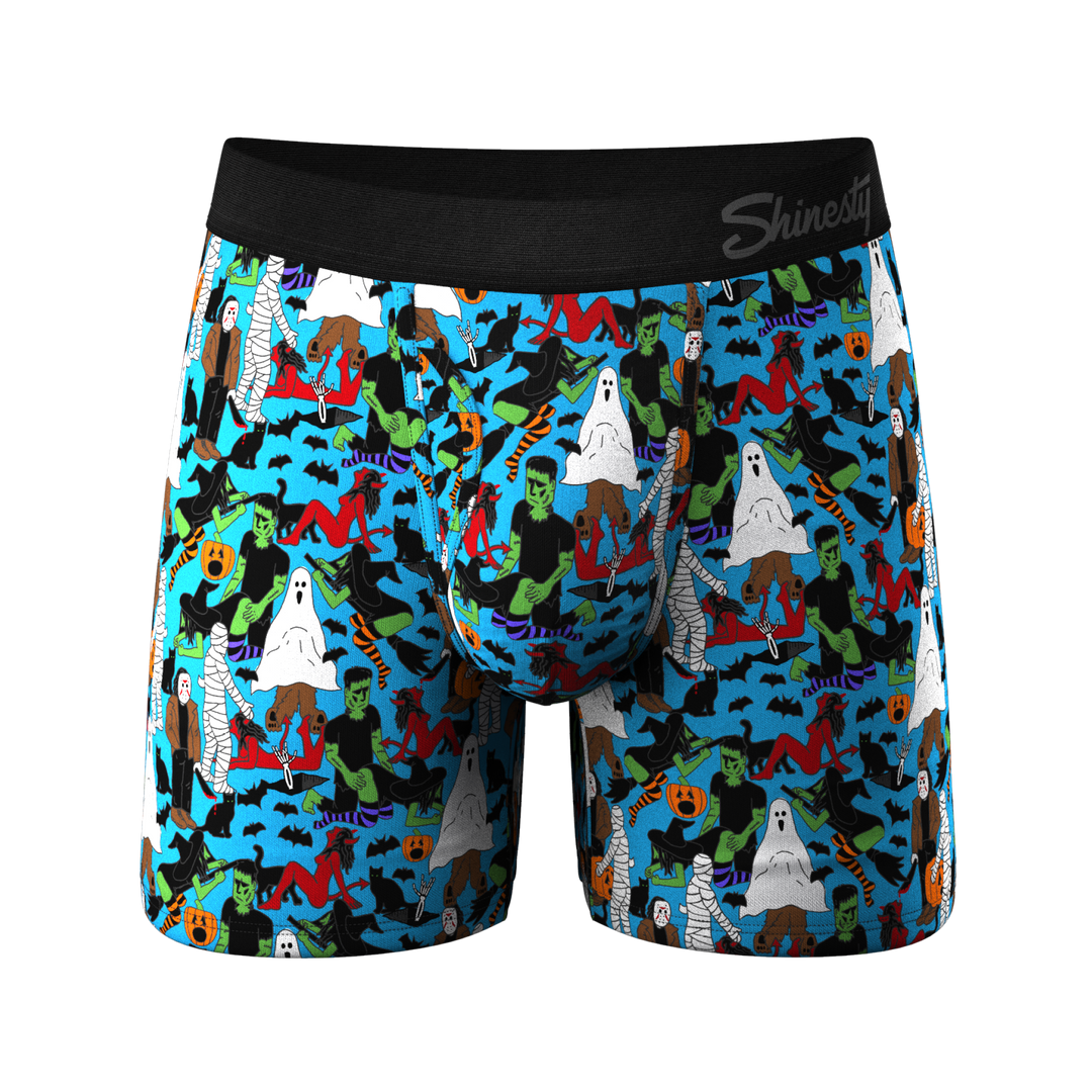 The Monster Smash | Halloween Characters Ball Hammock® Magnum Big Pouch Underwear