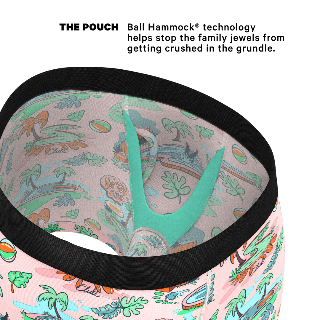 The Motel Hotel | Palm Springs Tropical Ball Hammock® Pouch Underwear With Fly