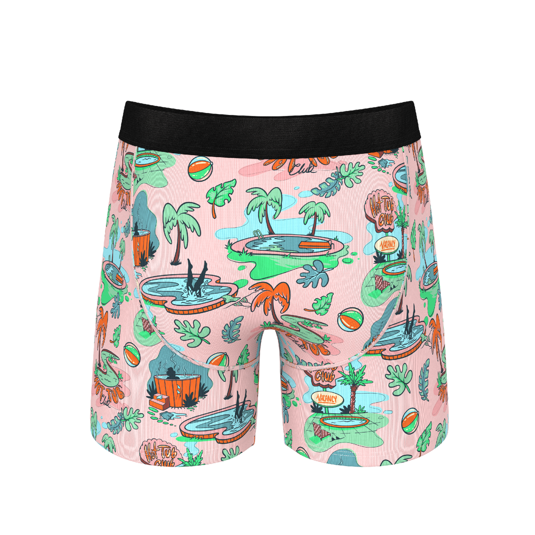 The Motel Hotel | Palm Springs Tropical Ball Hammock® Pouch Underwear With Fly