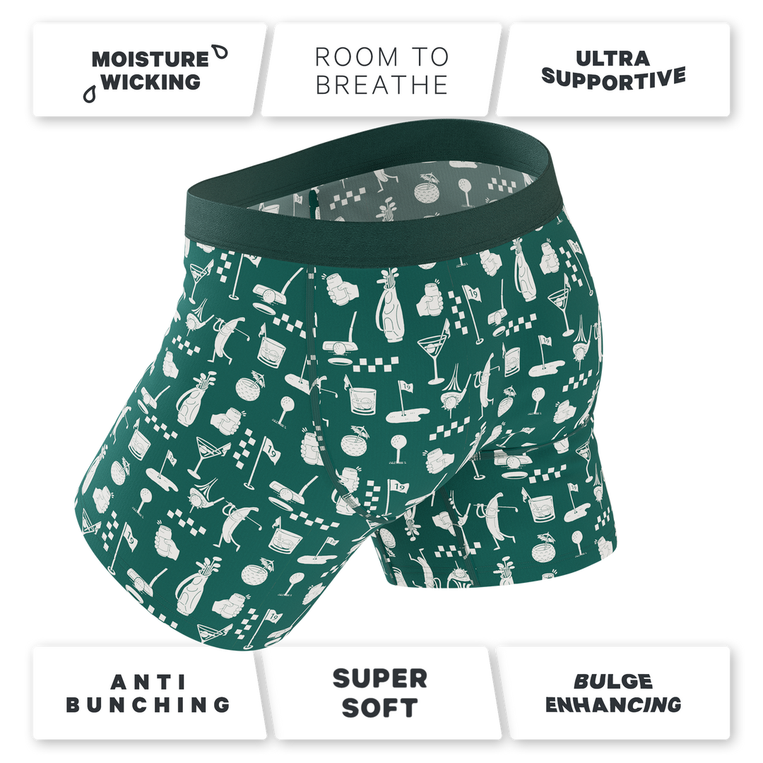 The Mulligan | Green Golf Ball Hammock® Pouch Underwear