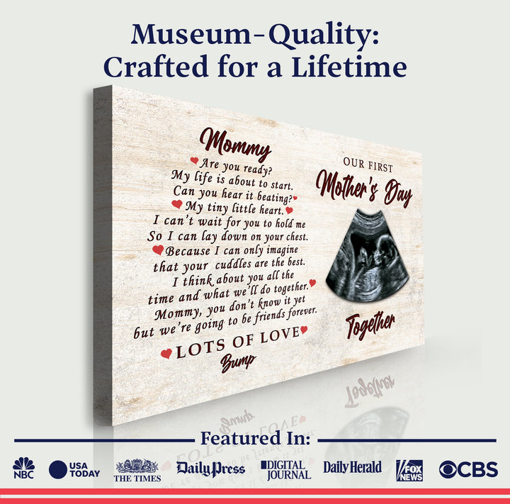 Custom Sonogram Mother's Day Sign