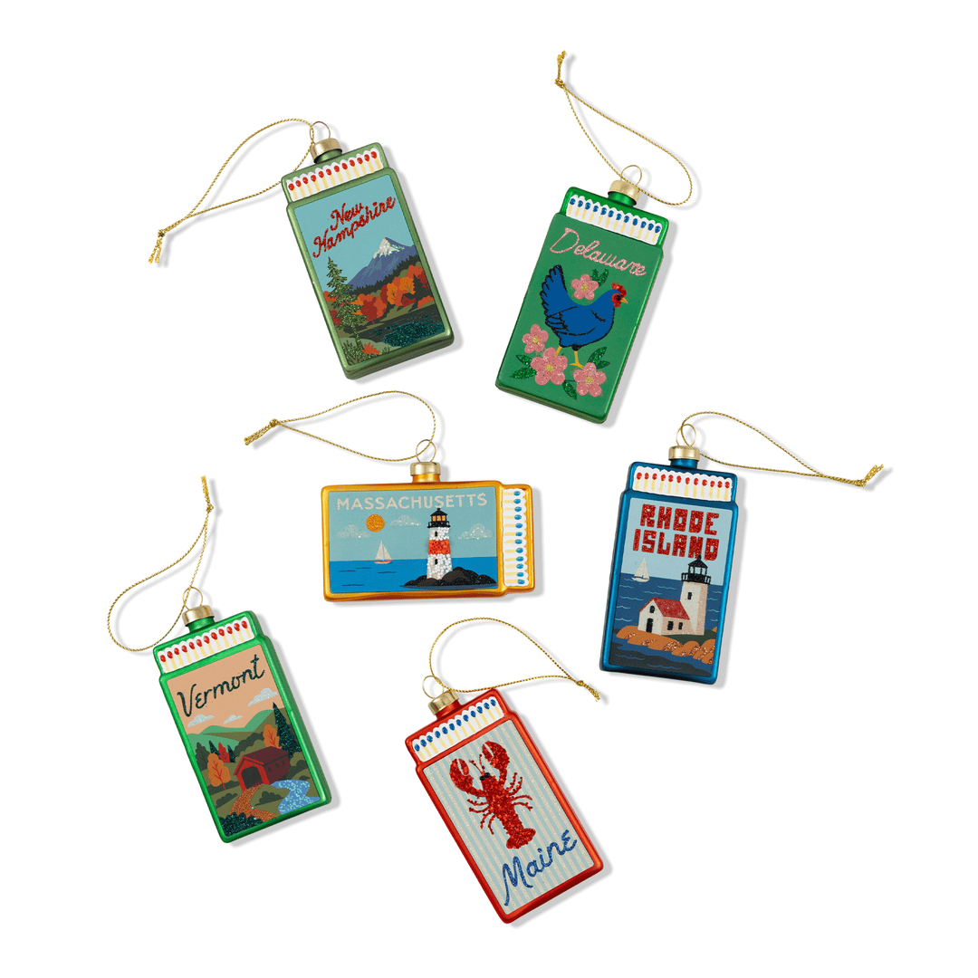 Massachusetts Matchbook Ornament