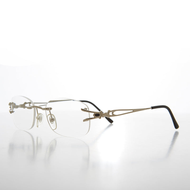 Rimless Readers with Metal Temples - Nicky
