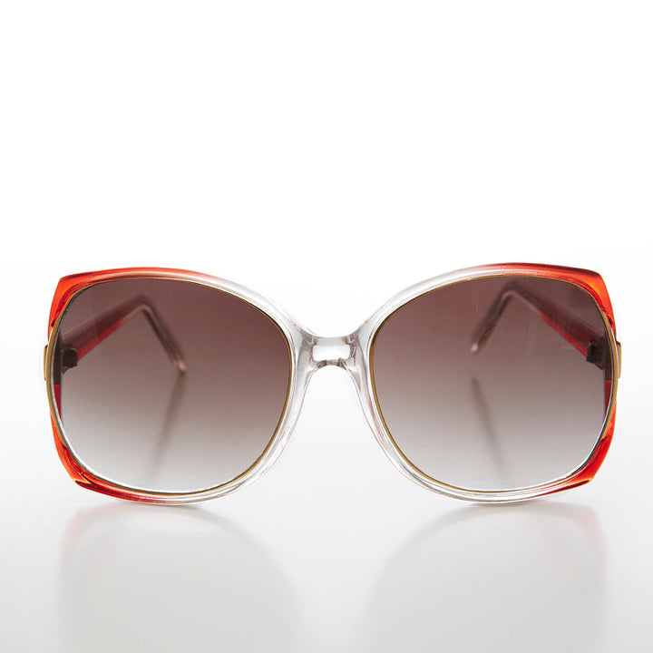 Large Square Women's Vintage Sunglasses - Nicole