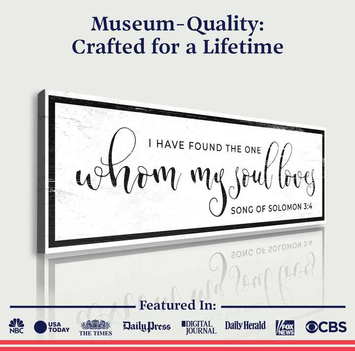 Song Of Solomon 3:4 - I Have Found The One Sign III