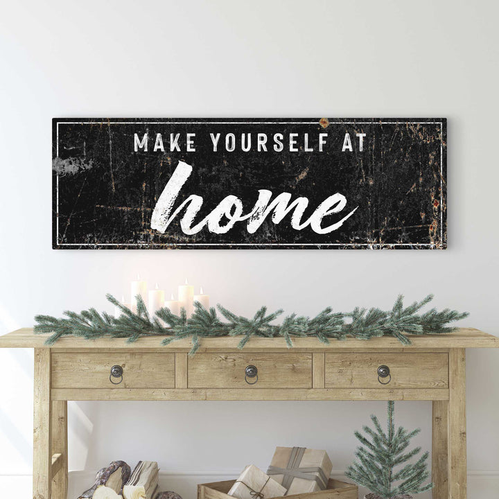Make Yourself At Home Rustic Sign