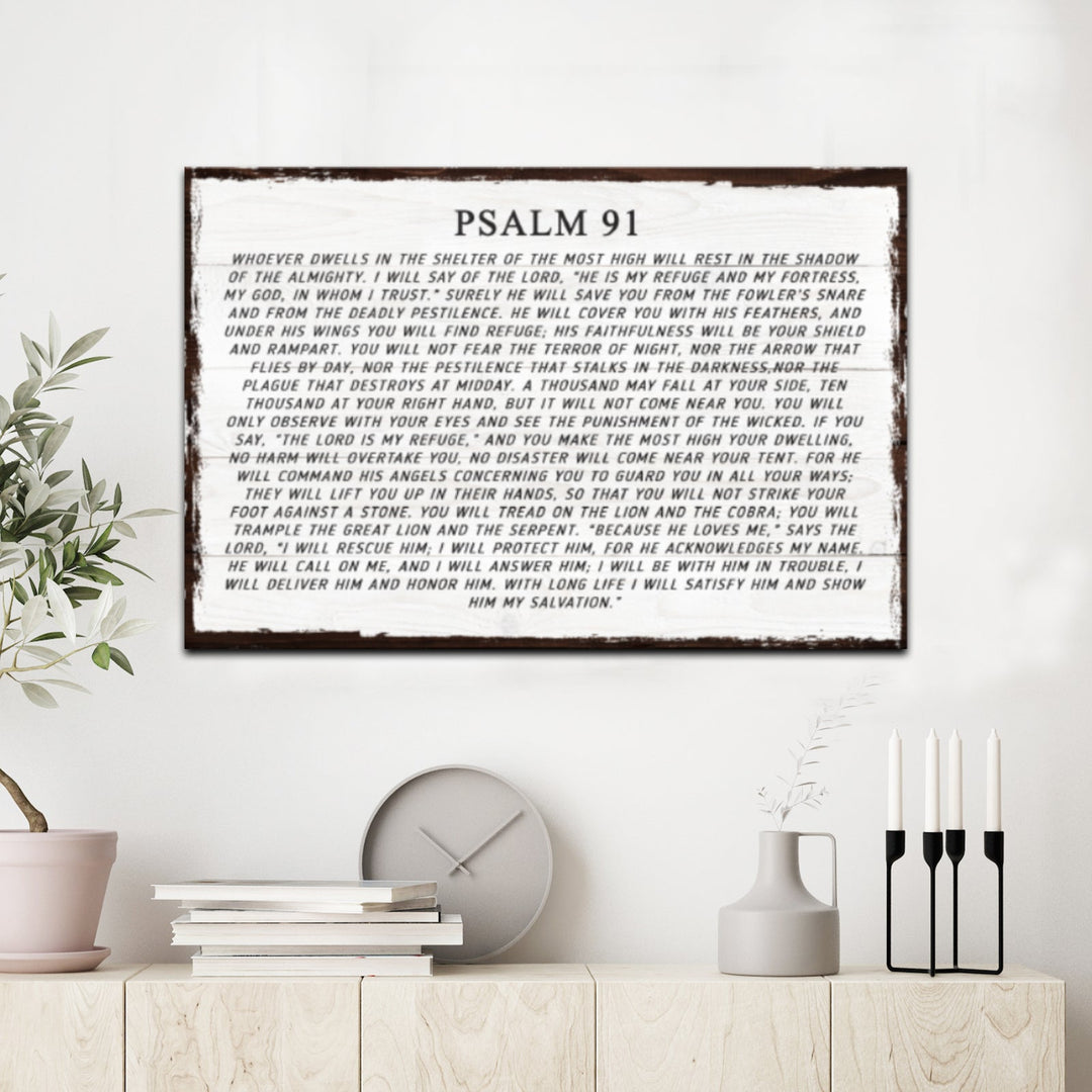 Psalm 91 - Whoever Dwells Sign