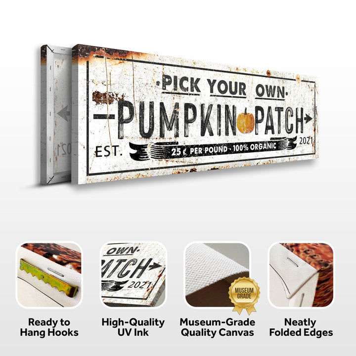 Pick Your Own Pumpkin Patch Sign