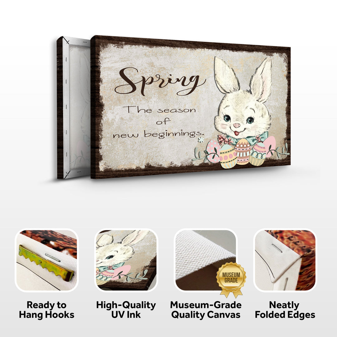 Easter Bunny Spring Sign
