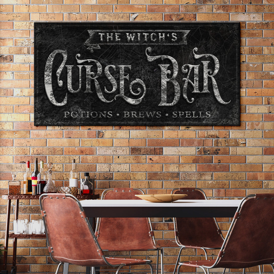 The Witch's Curse Bar Halloween Sign II