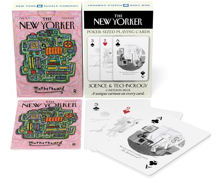 Science Cartoons Playing Cards