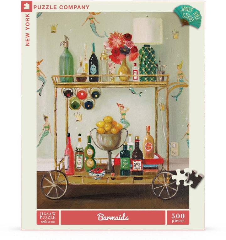 Barmaids Puzzle Featuring Artwork of Janet Hill