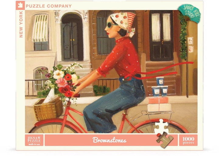 Brownstones Puzzle Featuring Artwork of Janet Hill