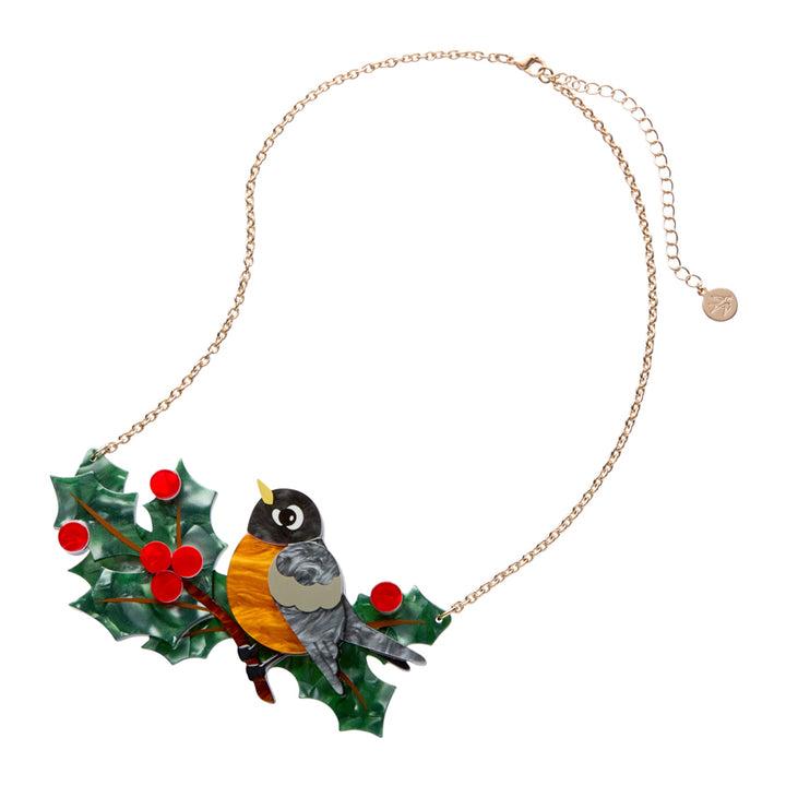 Ruby the Robin Necklace by Erstwilder