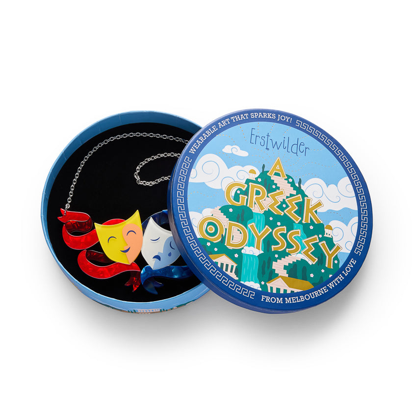 Comedy & Tragedy Necklace by Erstwilder