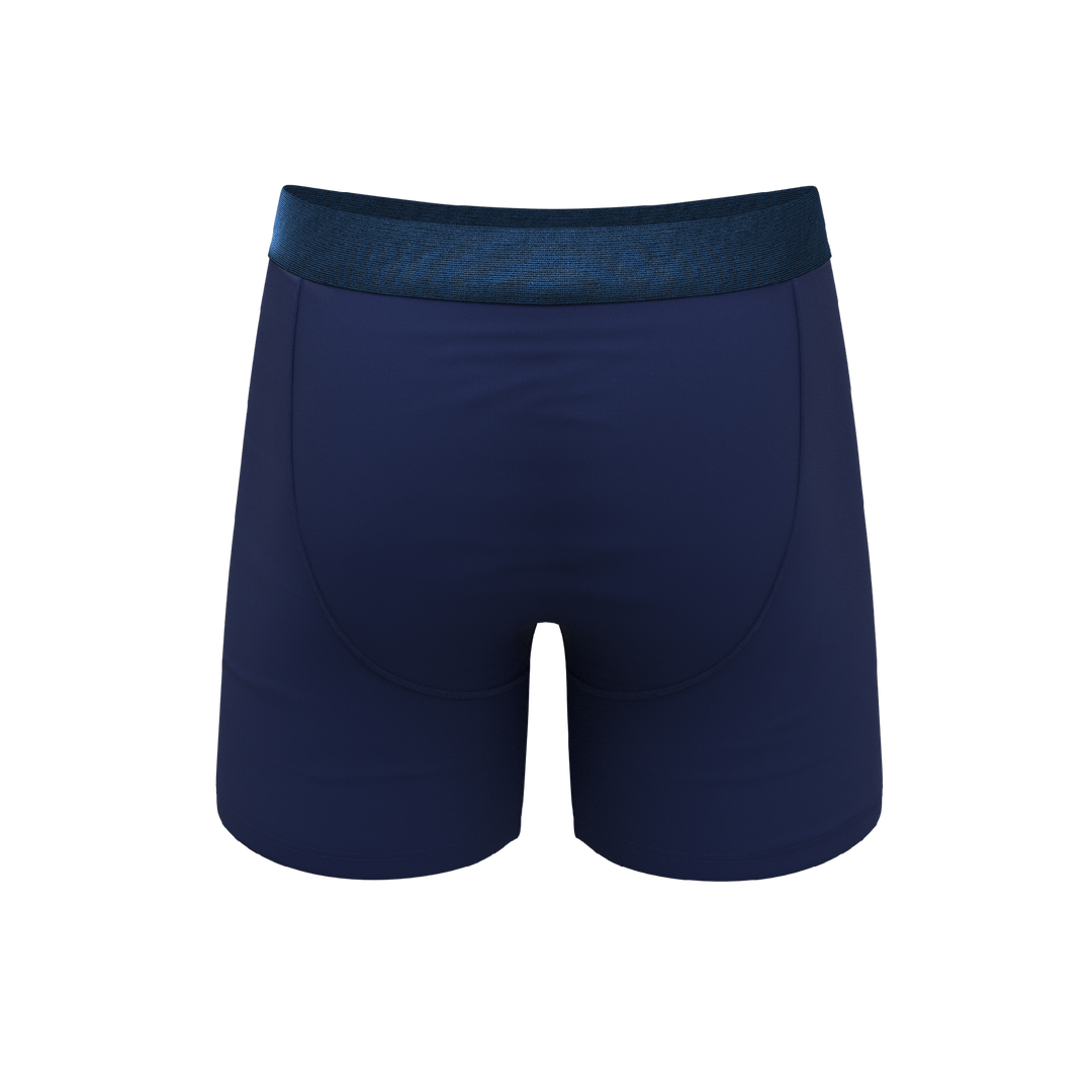 The Navy Jones | Tonal Navy Ball Hammock® Pouch Underwear With Fly