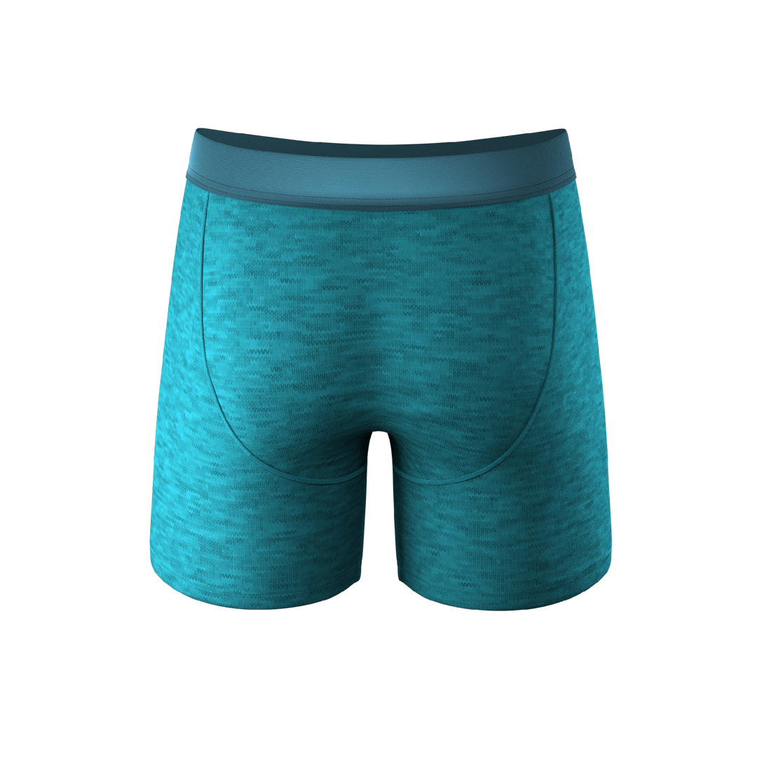 The Nerves of Teal | Teal Heather Ball Hammock® Pouch Underwear