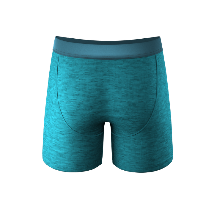The Nerves of Teal | Teal Heather Ball Hammock® Pouch Underwear