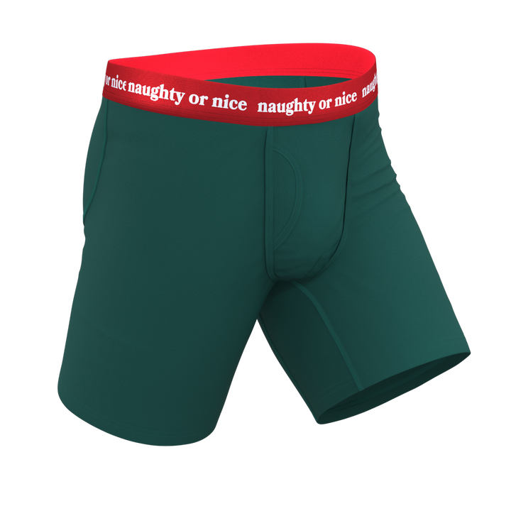 The Nice List | Flirty Waistband Long Leg Ball Hammock® Pouch Underwear With Fly