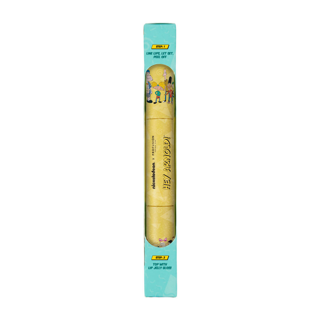 Hey Arnold! | Move It Football Head - Peel Off Lip Stain & Nourishing Lip Balm