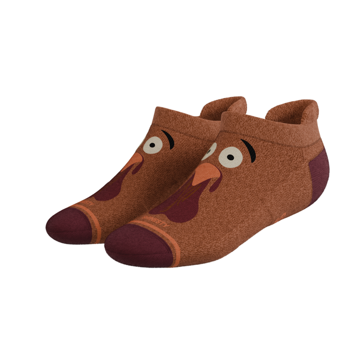 The No Leftovers | Thanksgiving Turkey Heel Hammock™ Ankle Socks