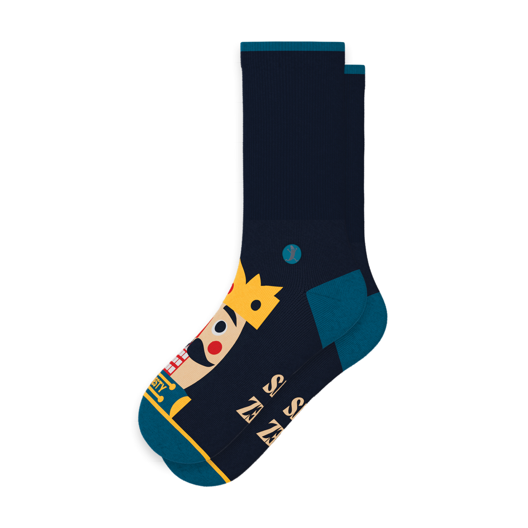 The Nut King | Nutcracker Heel Hammock™ Crew Socks
