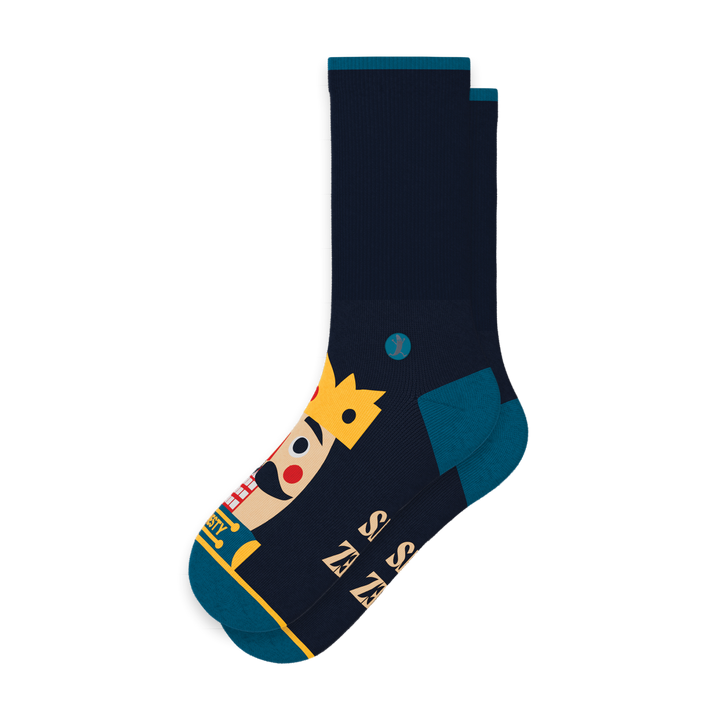 The Nut King | Nutcracker Heel Hammock™ Crew Socks