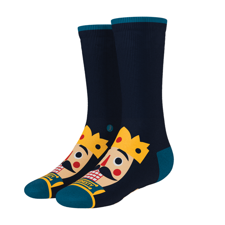 The Nut King | Nutcracker Heel Hammock™ Crew Socks