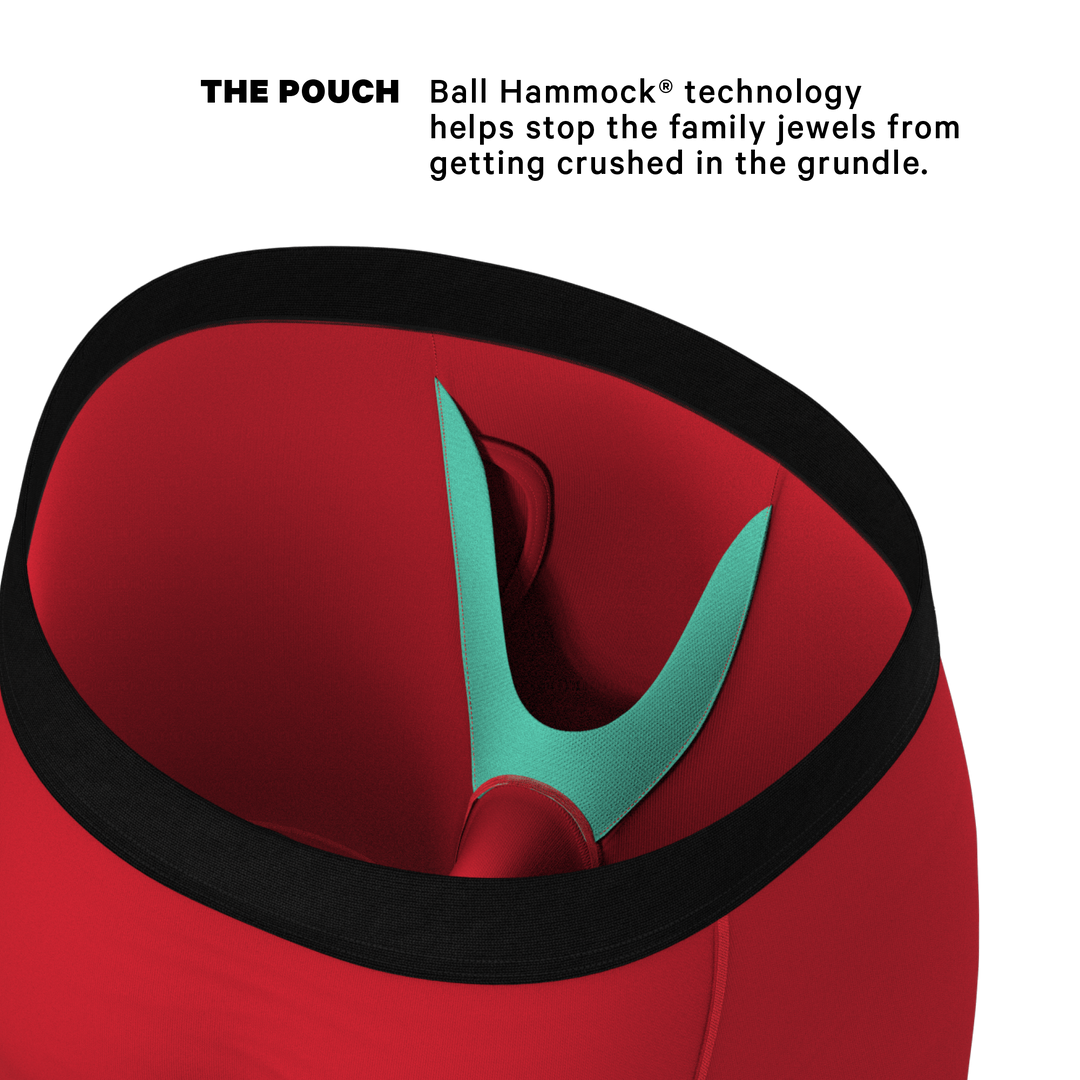 The Nutcrack-Him | Nutcracker Christmas Long Leg Ball Hammock® Pouch Underwear With Fly