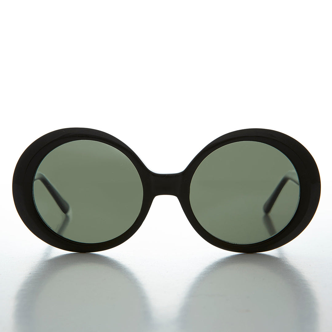 Oversized Round Mod Vintage Sunglasses - Opal