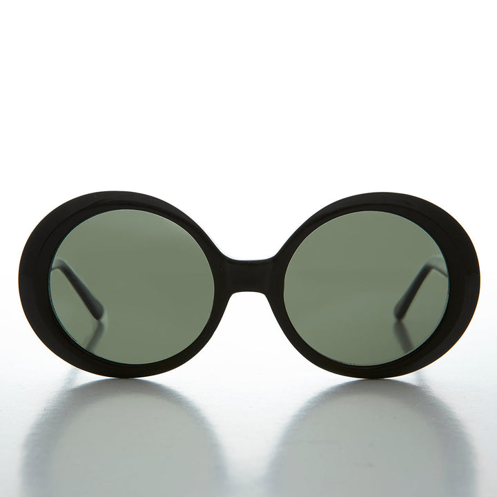 Oversized Round Mod Vintage Sunglasses - Opal