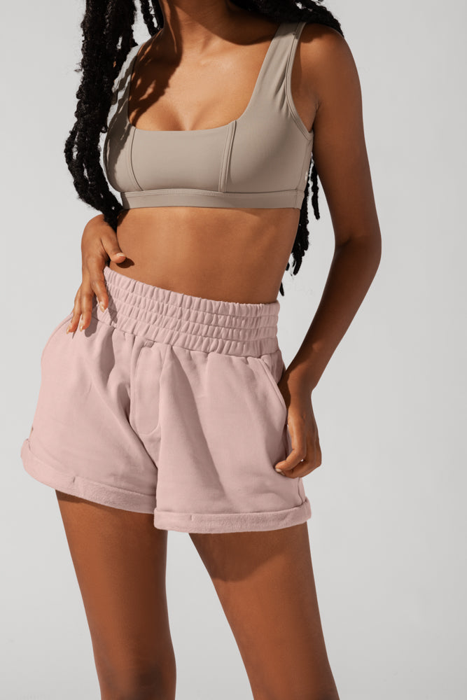 Ooey Gooey Lounge Shorts with Pockets - Ballet Slipper