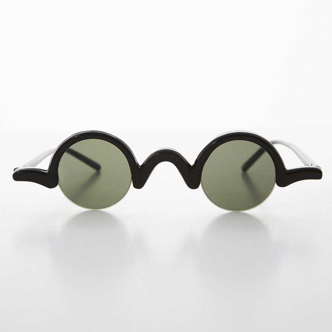 Round Victorian Vintage Spectacle Sunglass - Ozzy