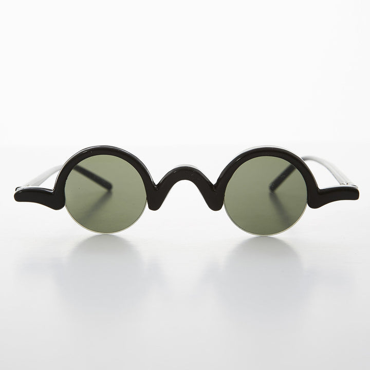 Round Victorian Vintage Spectacle Sunglass - Ozzy