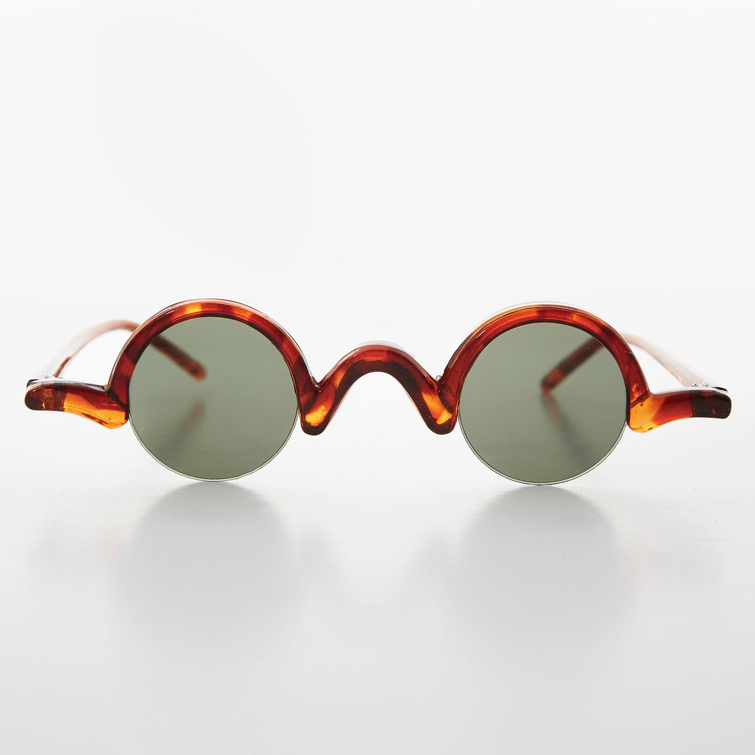 Round Victorian Vintage Spectacle Sunglass - Ozzy